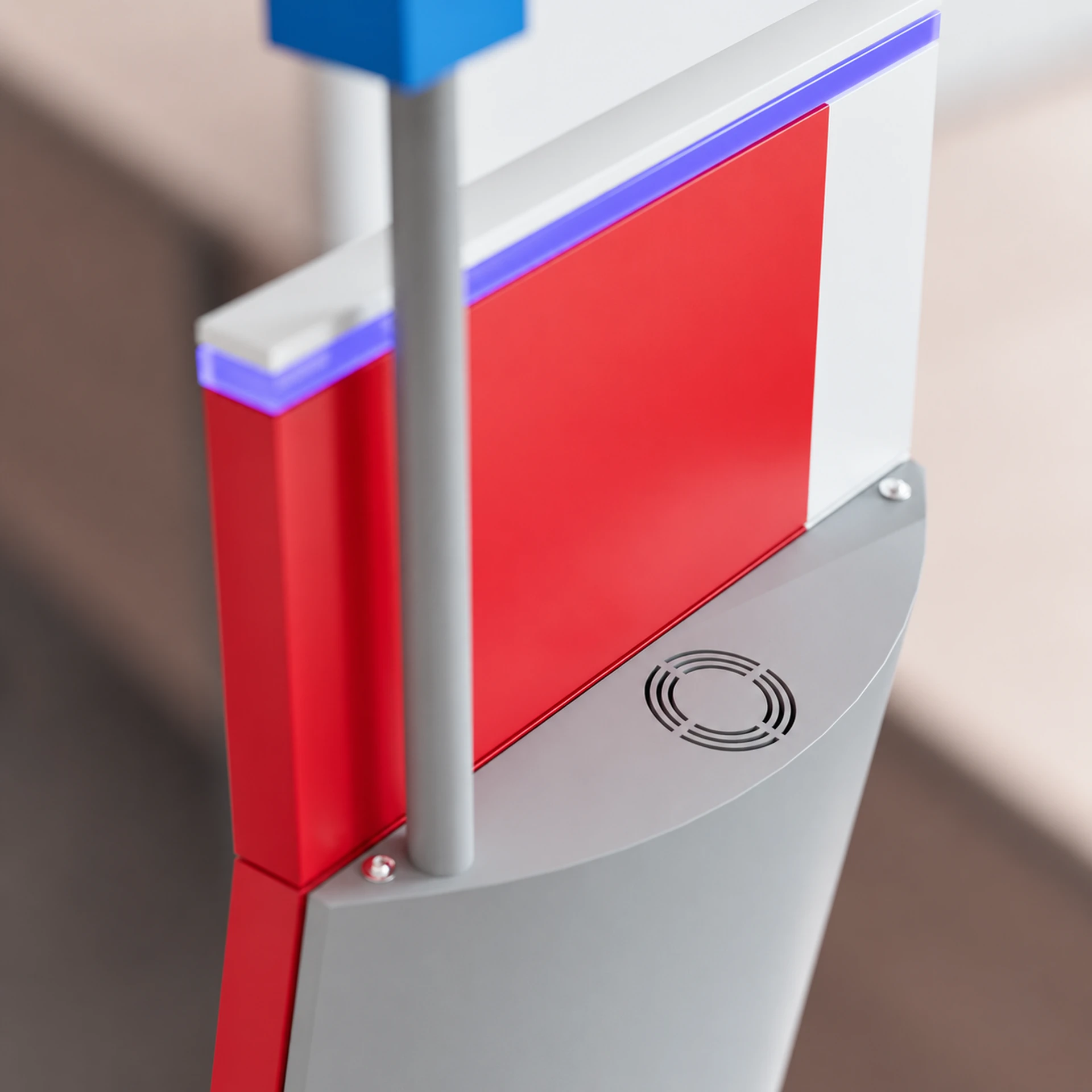 Work-in-Progress-Render des digitalen REWE Service Points, Gesamtansichten und Details — 5
