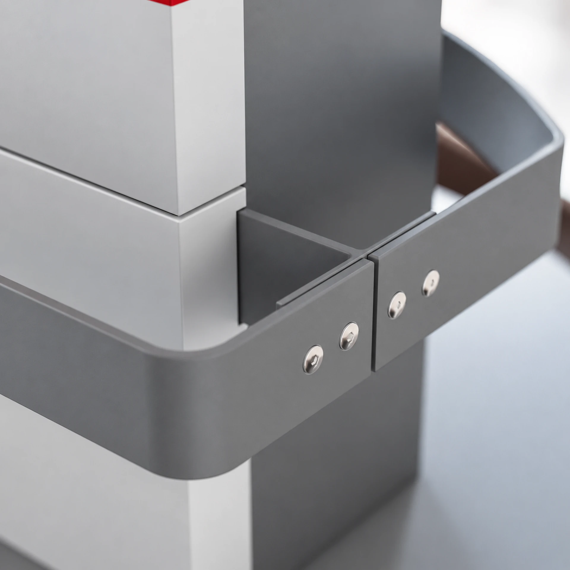 Work-in-Progress-Render des digitalen REWE Service Points, Gesamtansichten und Details — 4
